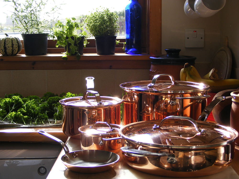 ProWare Kitchen Copper TriPly Pots and Pans