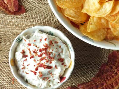 Three Ingredient Smoky Bacon Dip