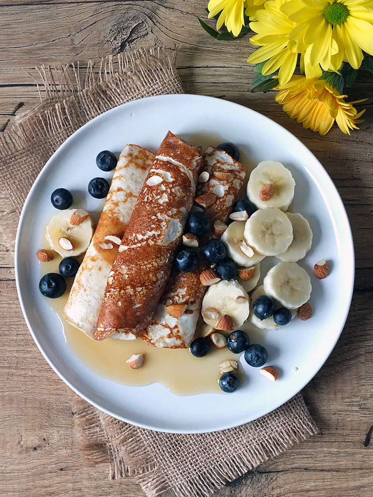 Cottage Cheese Crepes - High Protein and Low Fat