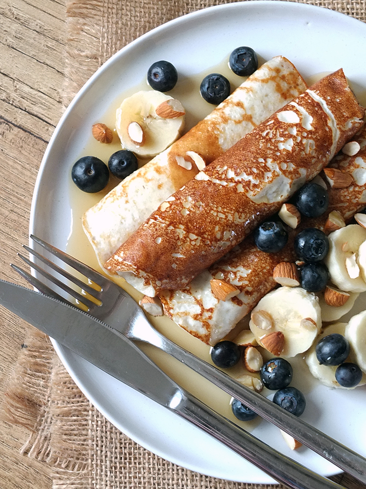 Cottage Cheese Crepes