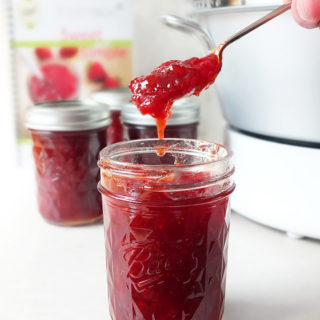 Strawberry Balsamic Jam - recipe made in the Ball Automatic Jam & Jelly Maker