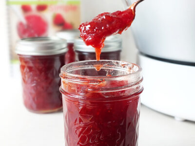 Strawberry Balsamic Jam - recipe made in the Ball Automatic Jam & Jelly Maker