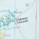 Orkney Islands map - image via Shutterstock