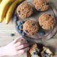 Banana Blueberry Streusel Muffins