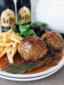 Boulets à la liégeoise - a Belgian classic meatball recipe