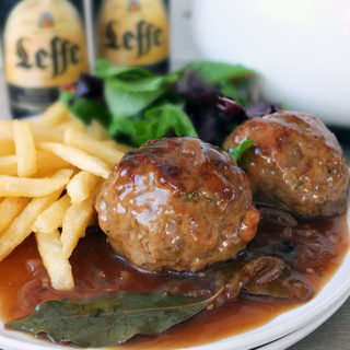 Boulets à la liégeoise - a Belgian classic meatball recipe