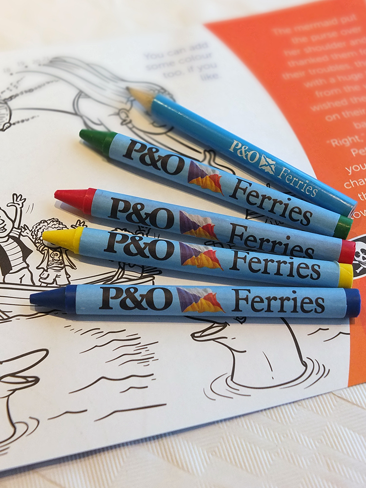 P&O Ferries colouring booklet