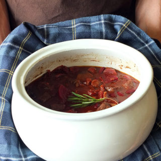 Venison Stew with Tomatoe-Fruits from the Outlander Kitchen Cookbook