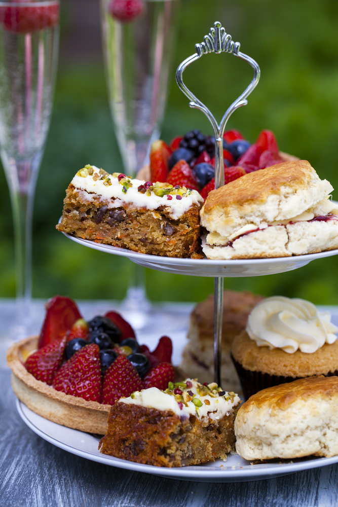 Afternoon Tea Cakes - image source Shutterstock - Copyright Magdanatka