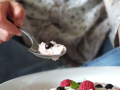 Dorset Cereals Bircher Museli with Raspberries, Blackcurrants and Coconut