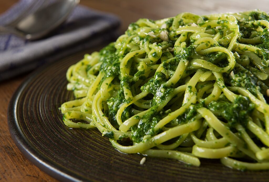 Linguine and Ligurian Pesto