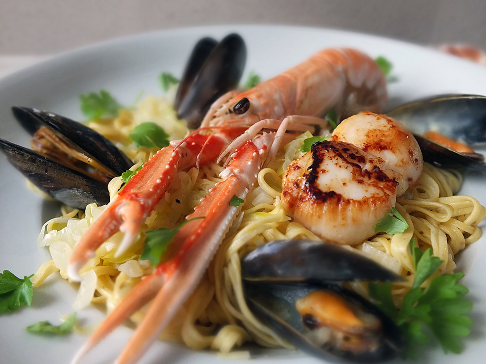 Seafood Linguine - in collaboration with Bertolli