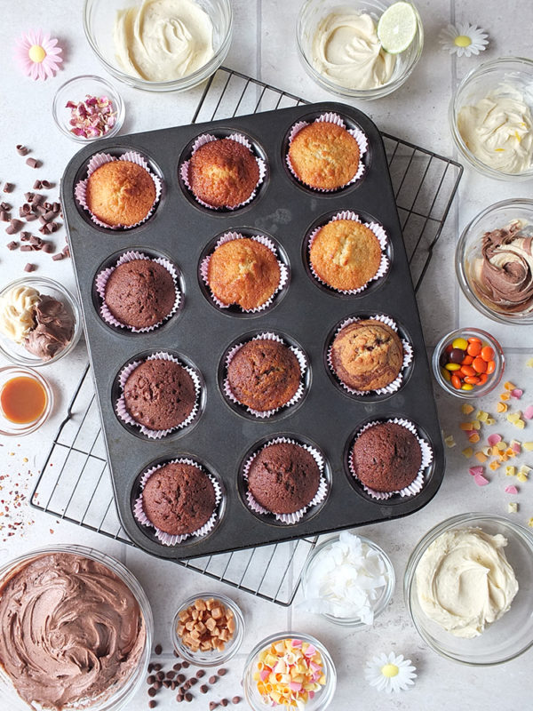 A Selection of Cupcakes for Afternoon Tea Elizabeth's Kitchen Diary