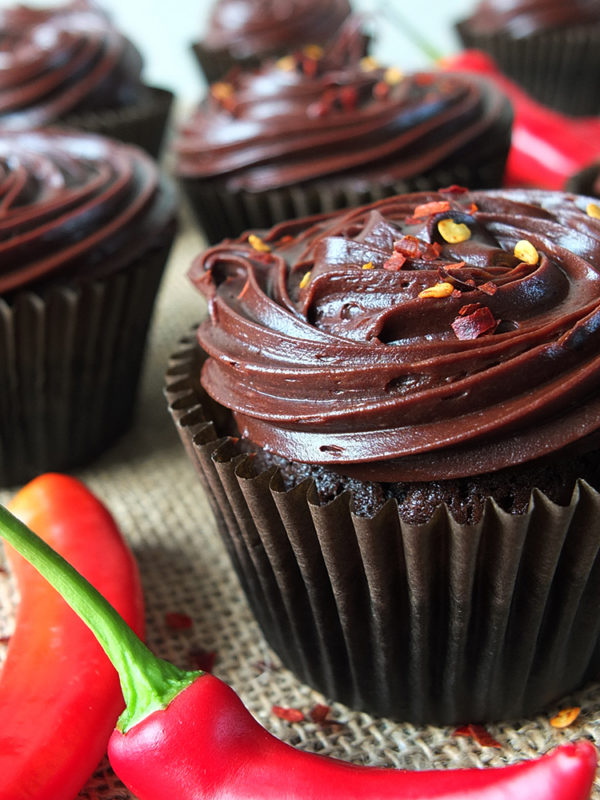 Chocolate &amp; Chilli Cupcakes - Elizabeth&amp;#39;s Kitchen Diary