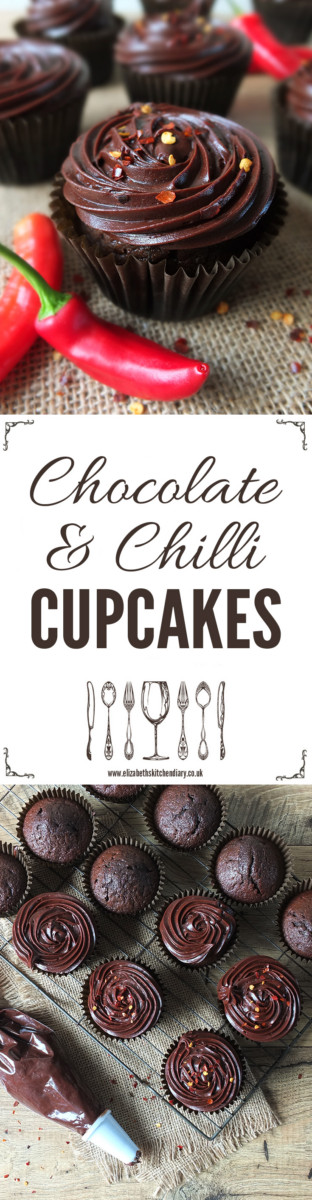 Chocolate Chilli Cupcakes Elizabeth S Kitchen Diary