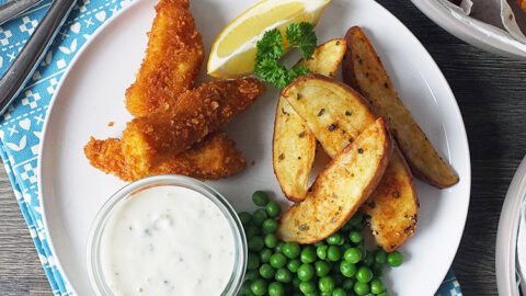 Homemade Fish Fingers, Paprika-Spiked Potato Wedges & Tartare Sauce -  Elizabeth's Kitchen Diary