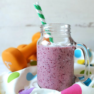 Blackcurrant & Coconut Post-Workout Smoothie