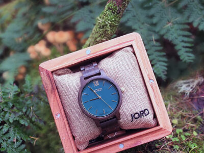 Jord Wood Watch: Frankie - Dark Sandalwood and Emerald