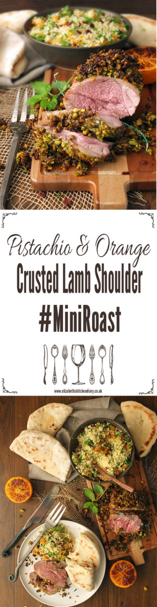 Pistachio and Orange Crusted Lamb #MiniRoast Shoulder