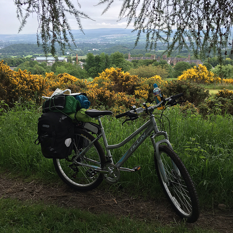 The Great Glen Way - Overlooking Inverness from Dunain Hill