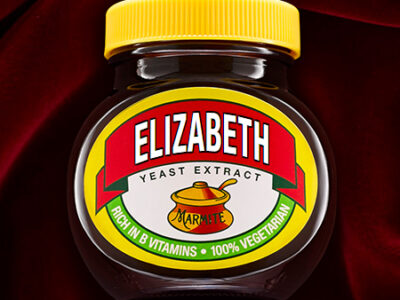 Personalised Marmite Jar - Elizabeth