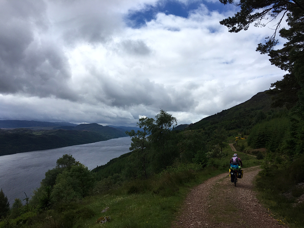 The Great Glen Way Forestry Paths heading to Grotaig from Drumnadrochit