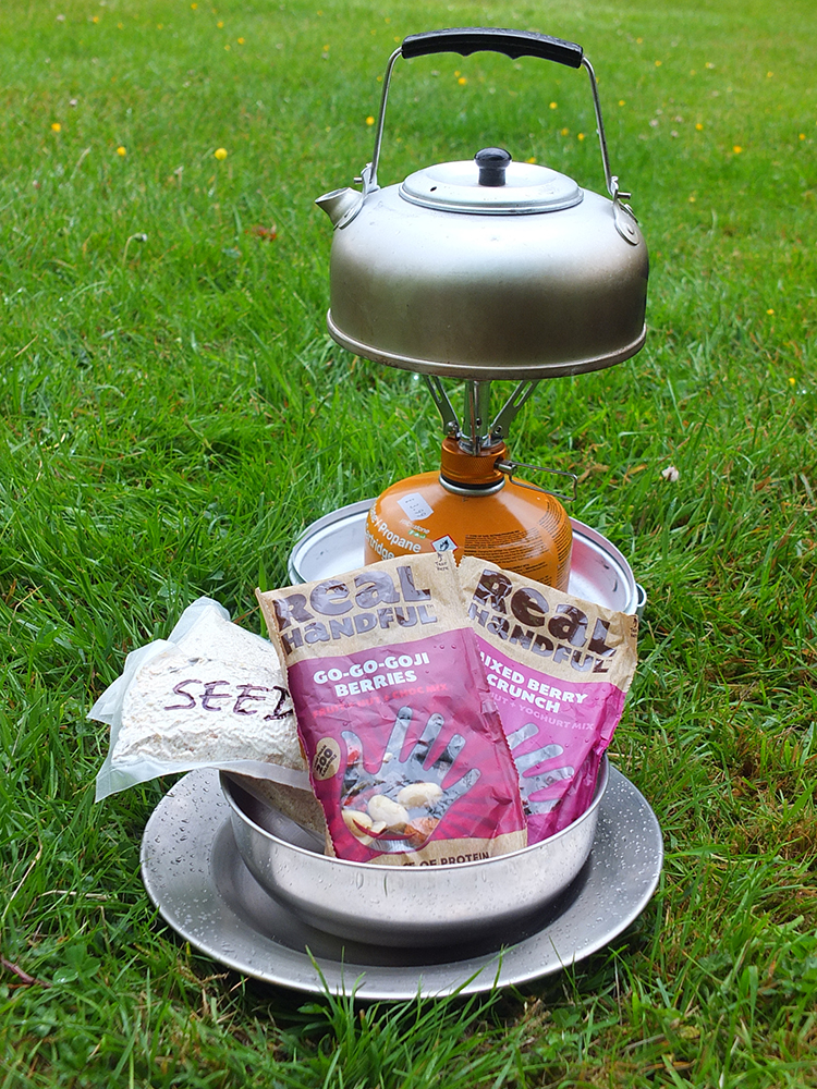 DIY Porridge Sachets for Bikepacking or camping
