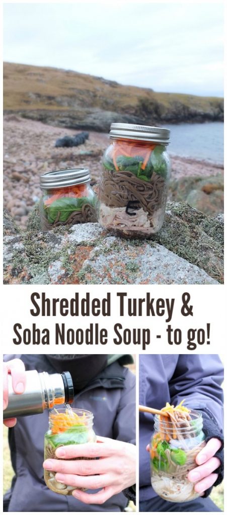Shredded Turkey with Soba Noodle Soup - to go!