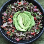 Black Beluga Lentil Salad by Allotment 2 Kitchen