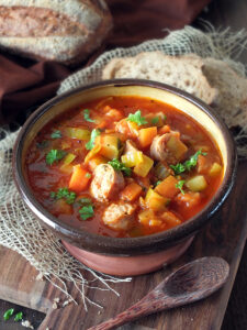 Chunky Vegetable and Sausage Soup