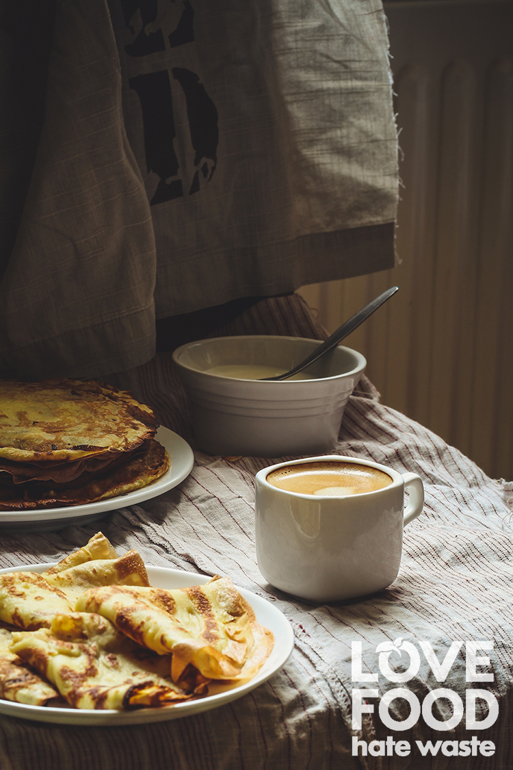 Pancakes by Alesia Berlezova via Shutterstock 