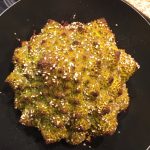 whole roast romanesco with za'atar