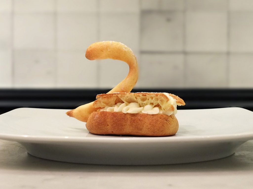 Choux Pastry Swan