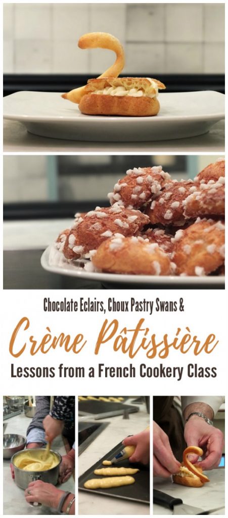 Chocolate Eclairs, Choux Pastry Swans and Crème Pâtissière: Lessons from a French Cookery Class