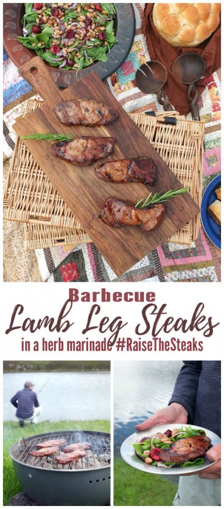 BBQ Lamb Leg Steaks in a Herb Marinade #RaiseTheSteaks