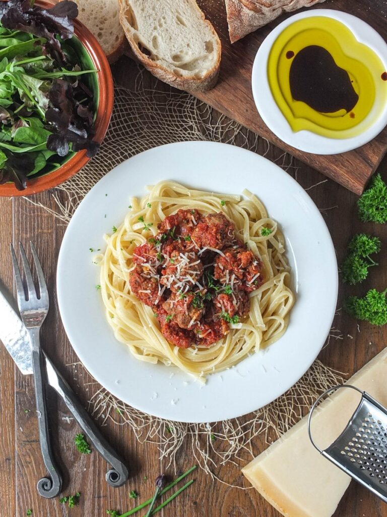 Italian-Style Meatballs in a Rich Tomato Sauce