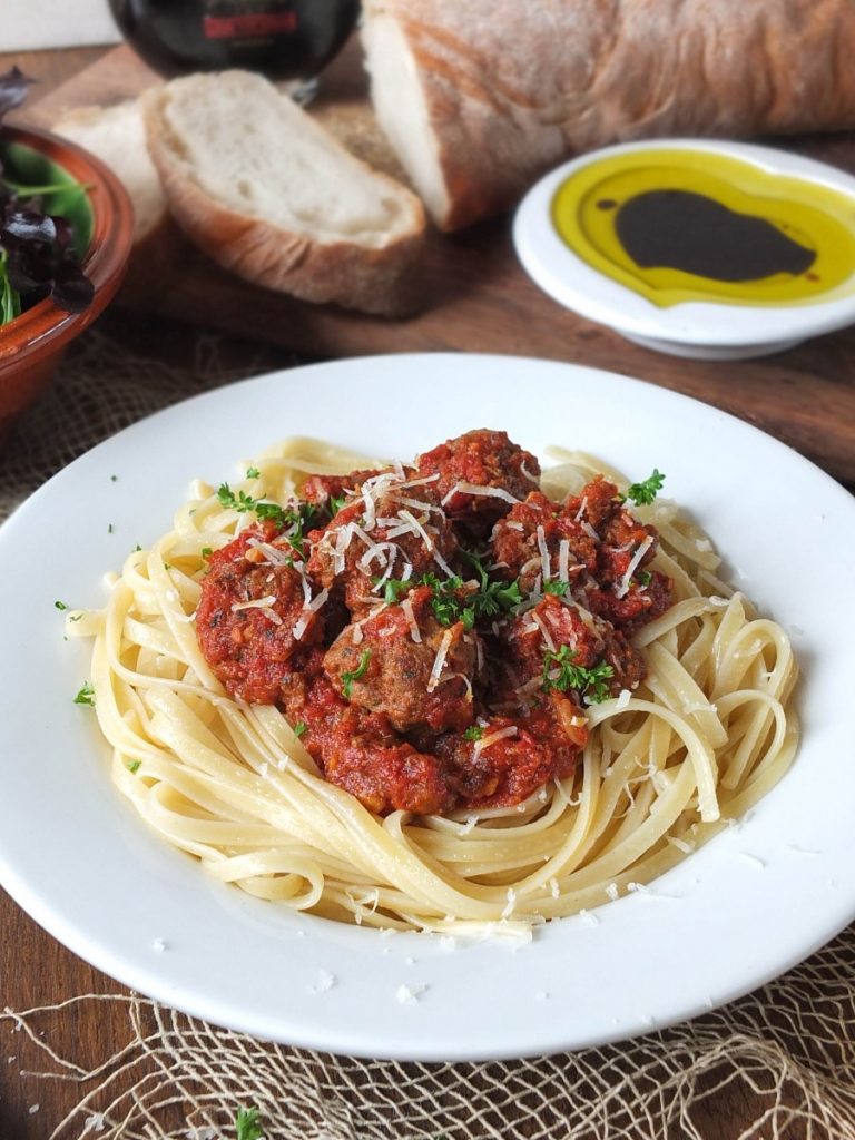 Italian-Style Meatballs in a Rich Tomato Sauce