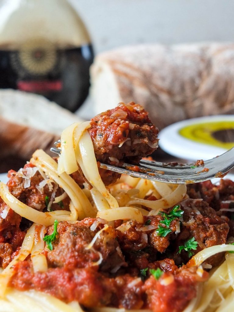 Italian-Style Meatballs in a Rich Tomato Sauce