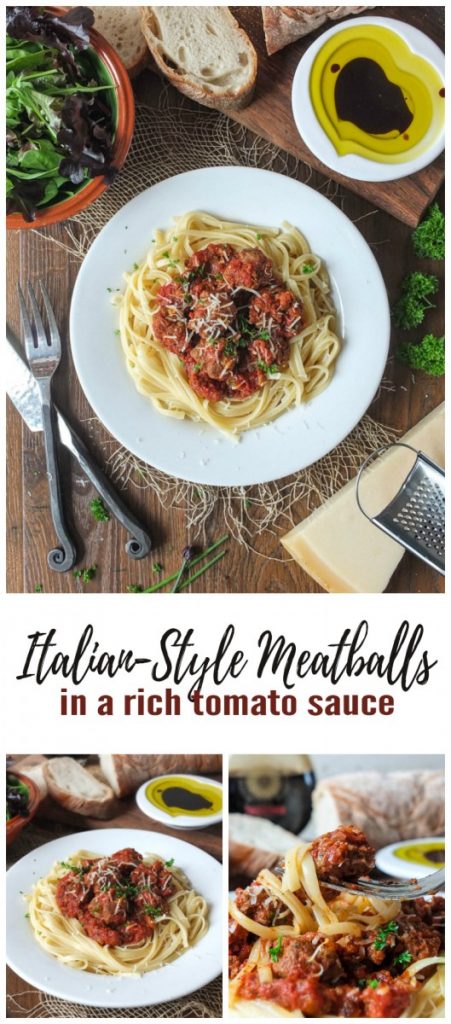 Italian-Style Meatballs in a Rich Tomato Sauce