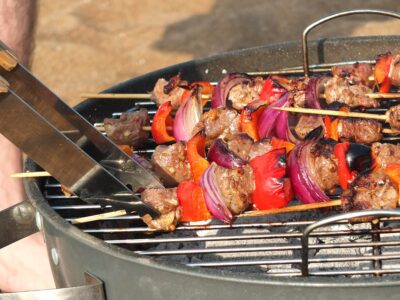 BBQ Lamb Souvlaki Skewers