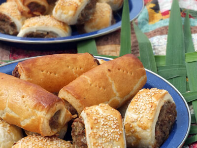 Lamb and Mint Sausage Rolls