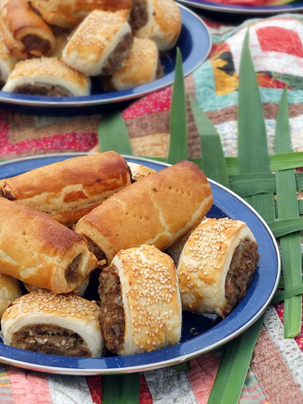 Leftover Roast Lamb & Mint Sausage Rolls Elizabeth's Kitchen Diary
