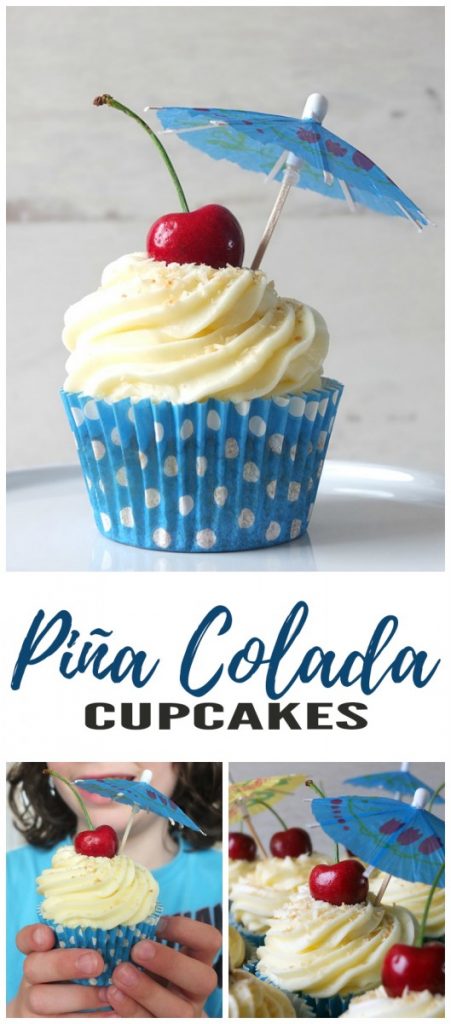 Piña Colada Cupcakes