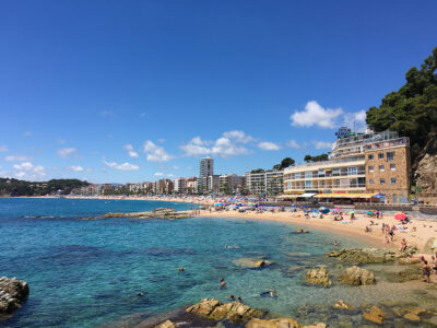 Lloret de Mar beach, Spain