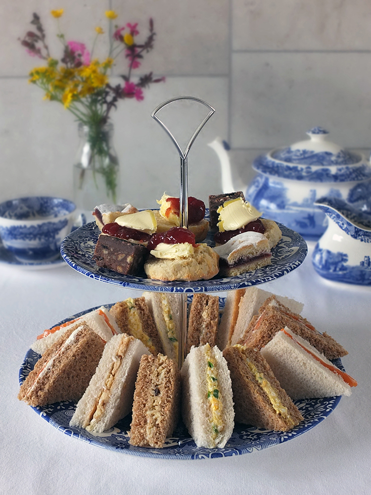 A Trio of Sandwiches for Afternoon Tea 