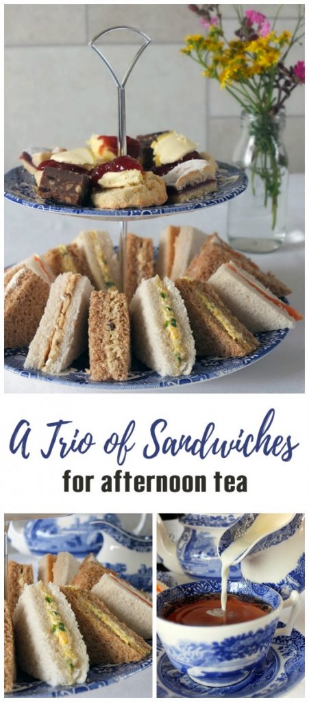 A Trio of Sandwiches for Afternoon Tea