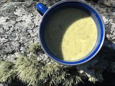 Italian-Style Courgette and Basil Soup