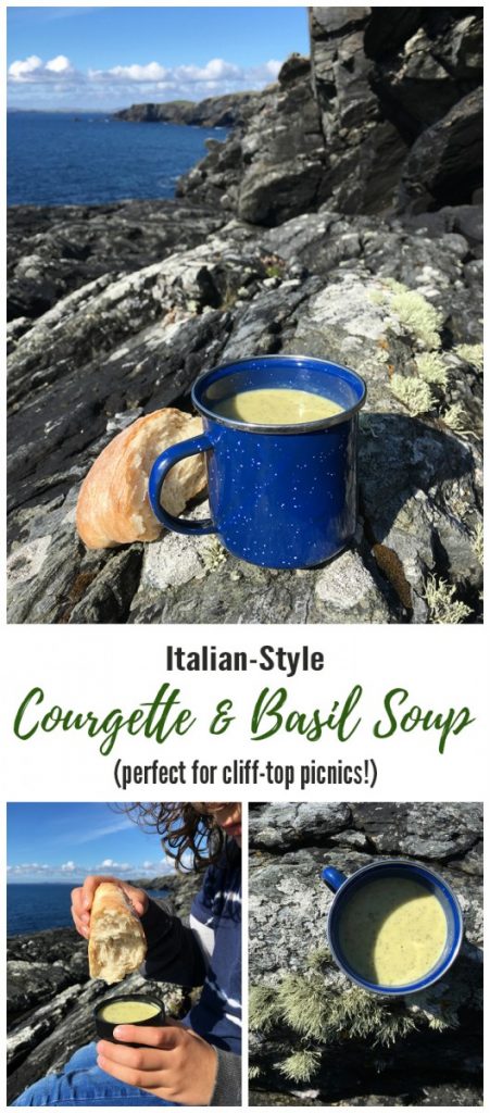 Italian Style Courgette and Basil Soup