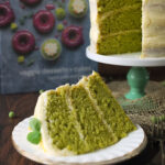 Pea and Vanilla Cake with Lemon Icing by Kate Hackworthy