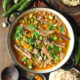 Slow Cooked Lamb Casserole with Broad Beans and Apricots